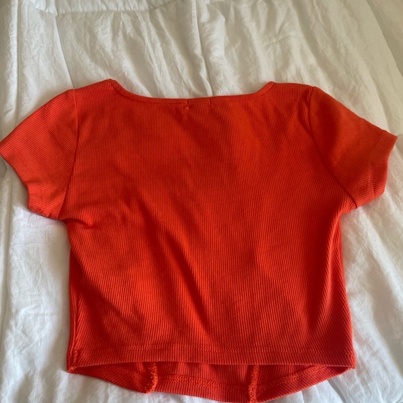 nwot garage orange mackenzie corset cropped top - Picture 5 of 5